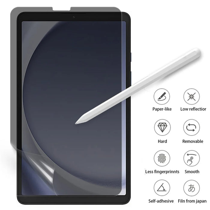 For Samsung Galaxy Tab A11 / A9 Anti-Spy PET Screen Protector Feel Like on Paper Matte Film - 3