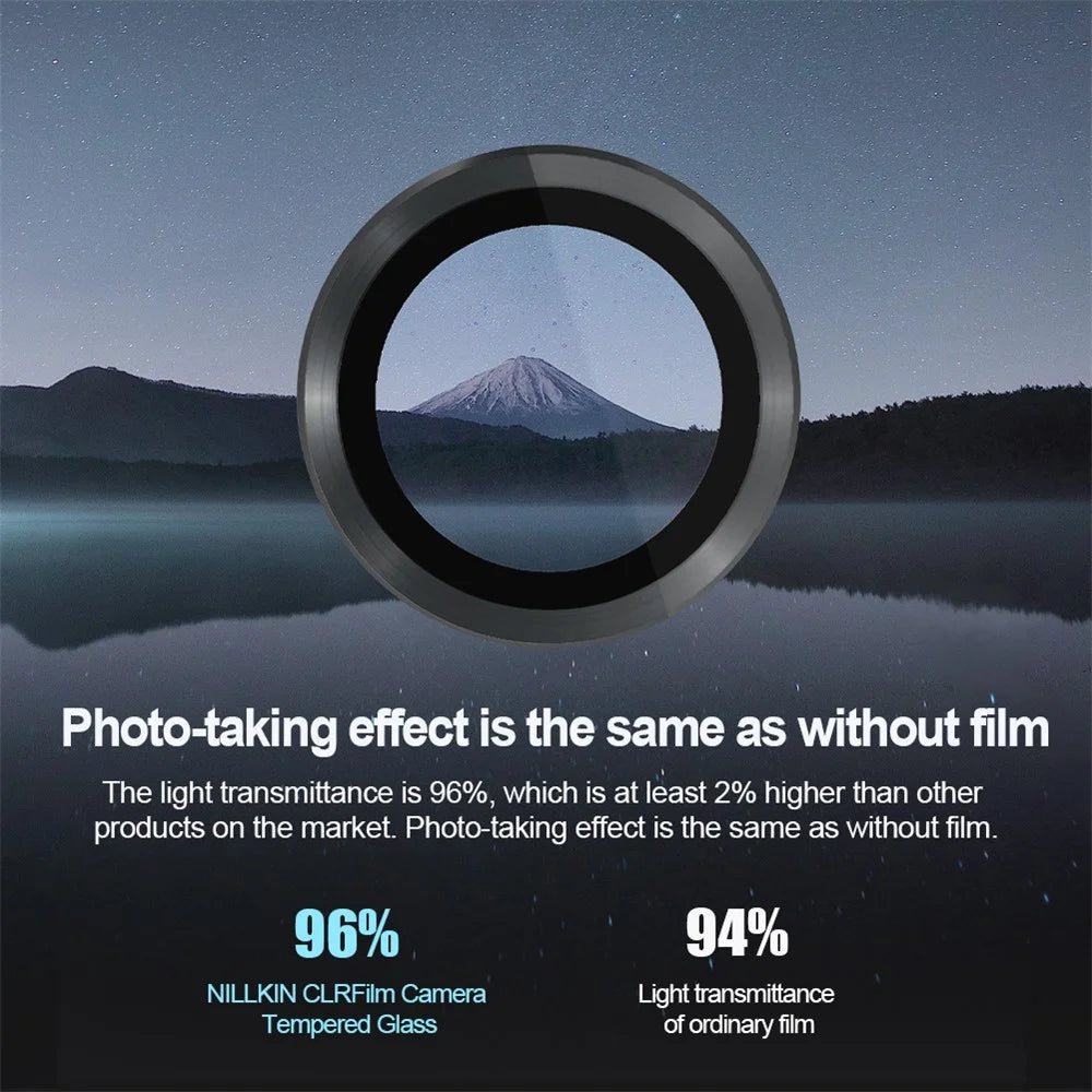 NILLKIN 1 Set For Samsung Galaxy S24 Camera Lens Protector Aluminum+Tempered Glass Lens Film - 3