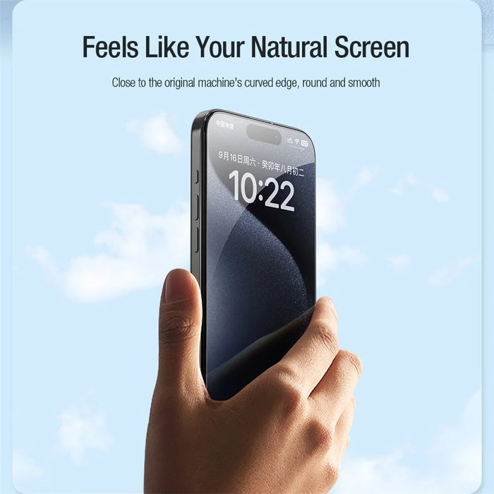NILLKIN 3Pcs for iPhone 15 Pro EZ SET Series AGC Glass Front Screen Protector - 6