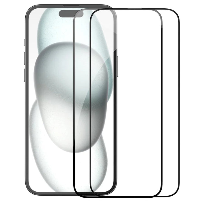 NILLKIN 2Pcs EZ SET Series for iPhone 15 AGC Glass Anti-explosion Screen Protector - 1