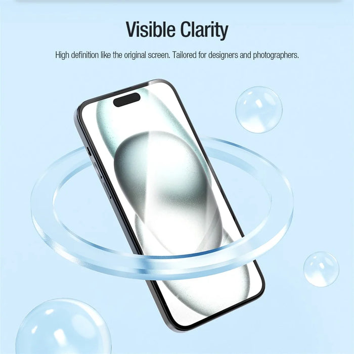 NILLKIN 10Pcs EZ SET Series for iPhone 15 Phone Screen Guard Protector AGC Glass Film - 5