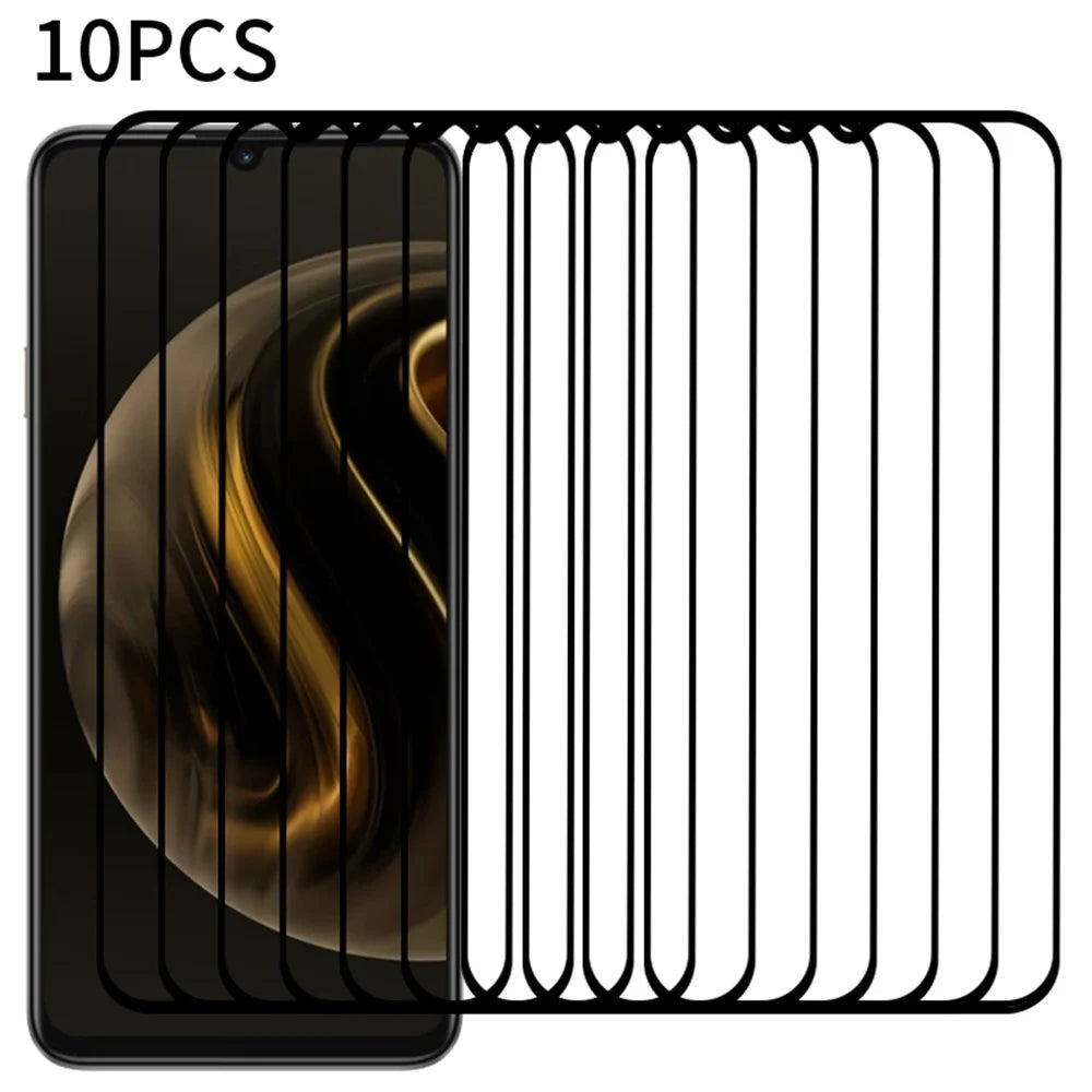 RURIHAI 10Pcs For Huawei Enjoy 70 4G / nova Y72 4G Full Screen Protector 2.5D Ultra Clear High Aluminum-silicon Glass Film - 1