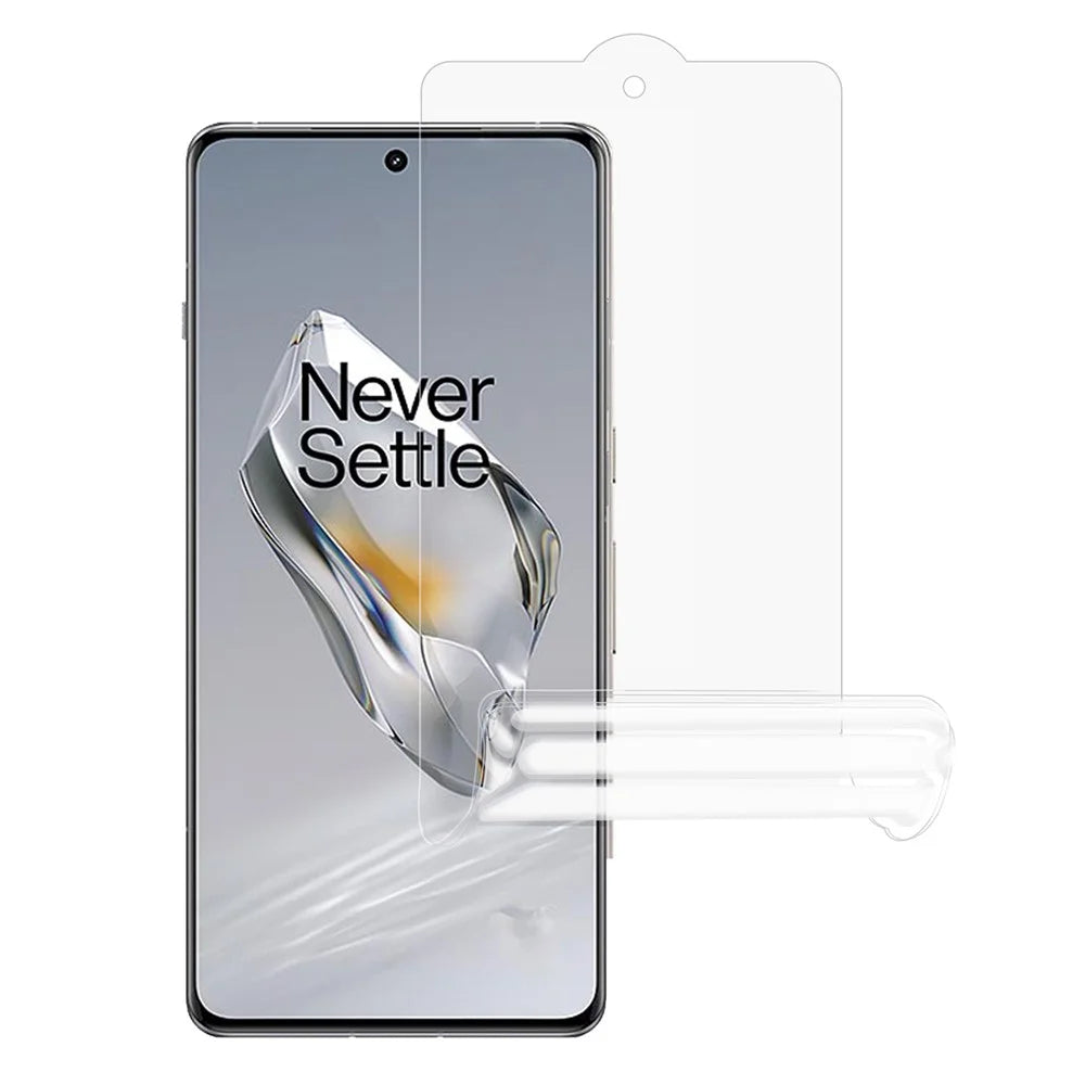 For OnePlus 12 5G Screen Protector Transparent PET Full Coverage Hydrogel Film - 1
