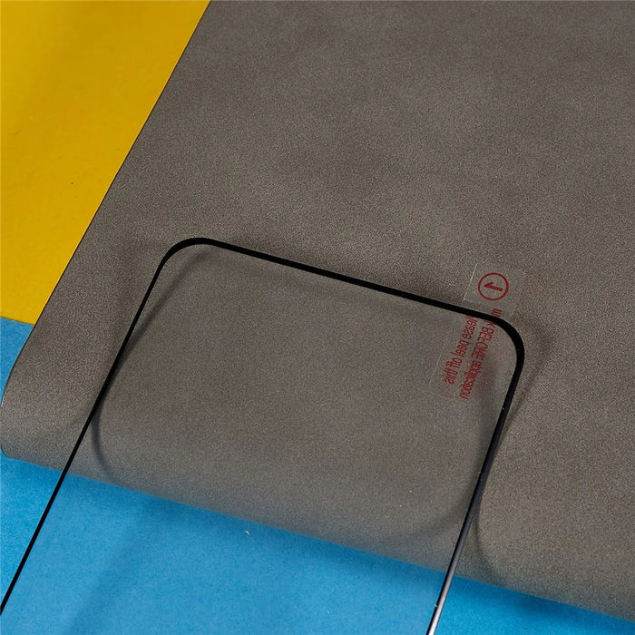 For OnePlus 12 5G Full Coverage Silk Printing Tempered Glass Screen Protector Full Glue, Support Fingerprint Unlock - 4
