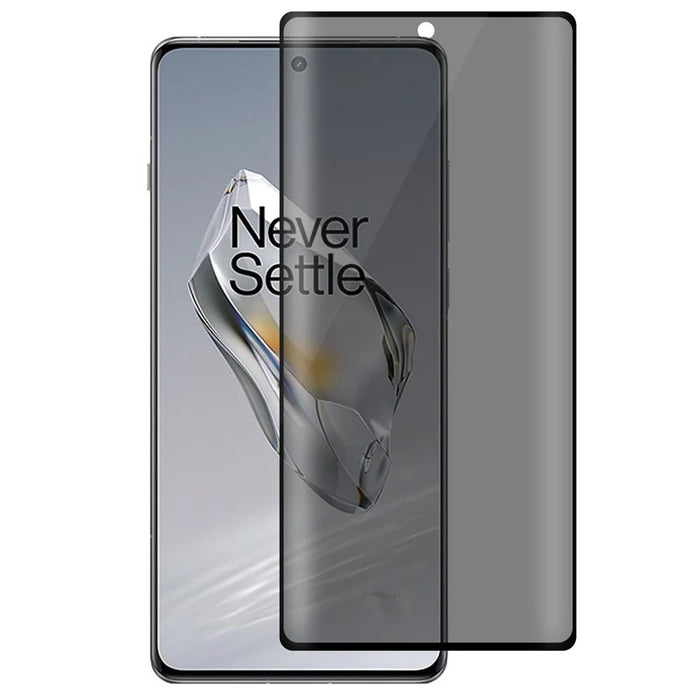 For OnePlus 12 5G Privacy Screen Protector Side Glue Anti-spy Tempered Glass Film - 1