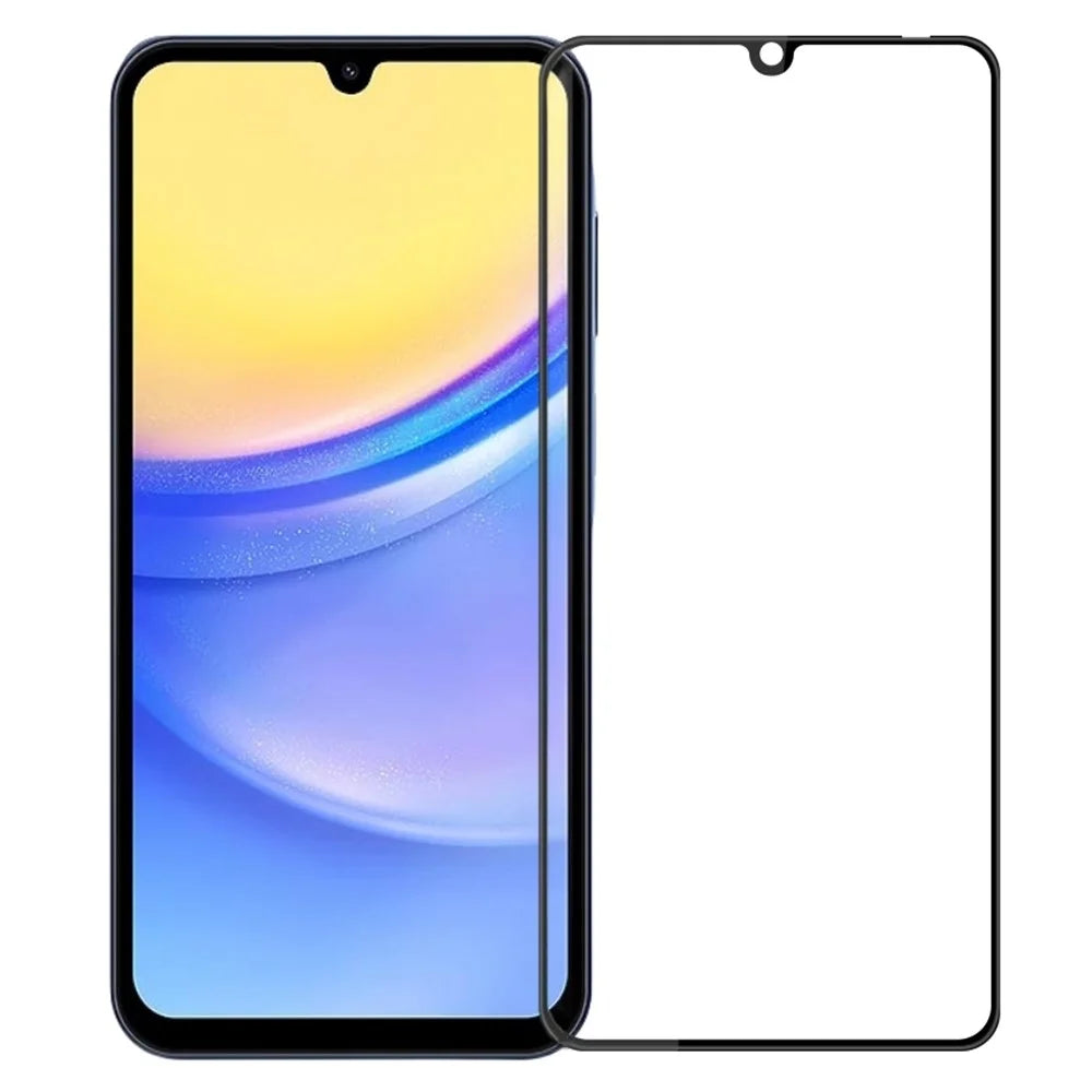 MOFI JK 3D Tempered Glass Film-1 for Samsung Galaxy A15 5G Full Coverage Curved Screen Protector - 1