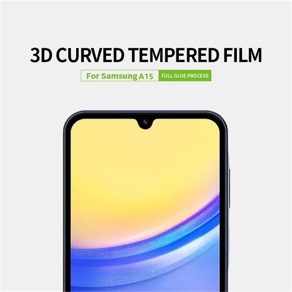 PINWUYO JK 3D Curved Tempered Glass Film-2 for Samsung Galaxy A15 5G Shatter-proof HD Screen Protector - 4