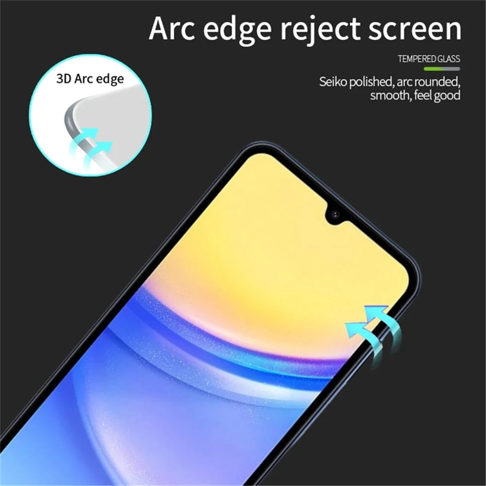 PINWUYO JK 3D Curved Tempered Glass Film-2 for Samsung Galaxy A15 5G Shatter-proof HD Screen Protector - 5