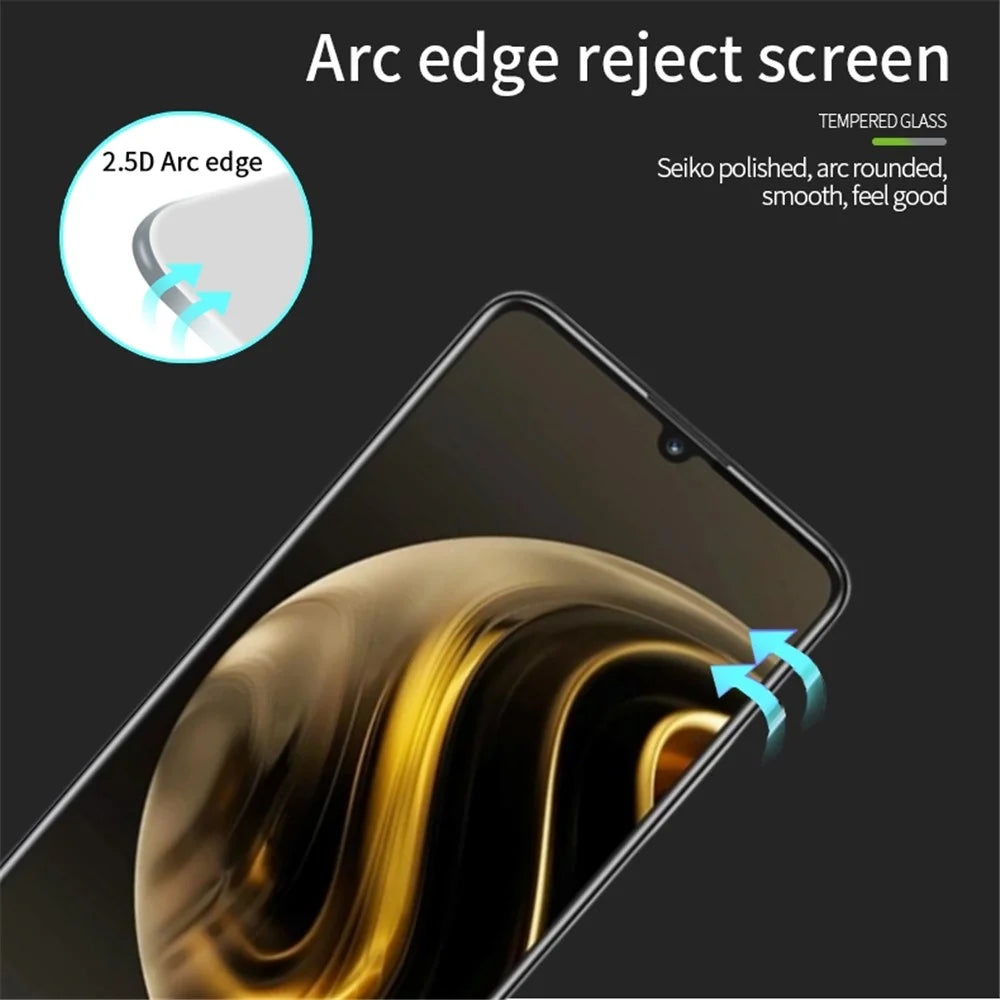 MOFI For Huawei Enjoy 70 4G / nova Y72 4G JK Tempered Glass Film Series-1 Full Coverage Screen Protector Full Glue - 6