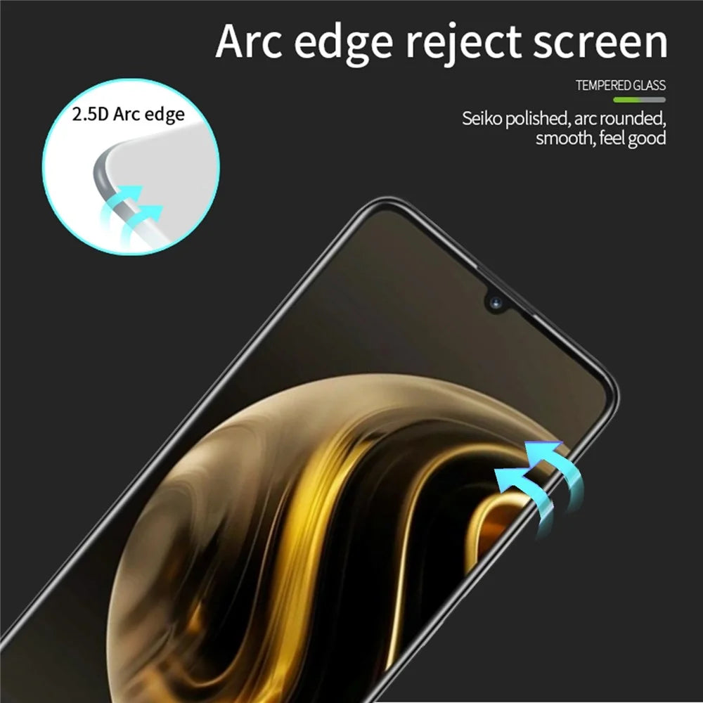 PINWUYO JK Tempered Glass Film Series-2 for Huawei Enjoy 70 4G / nova Y72 4G Full Coverage Ultra Clear Screen Protector - 6