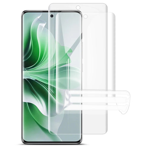 IMAK 2Pcs / Set Hydrogel Film III for Oppo Reno11 (China) 5G / Reno11 Pro 5G (Global) TPU Screen Protector Ultra Clear Film - 1