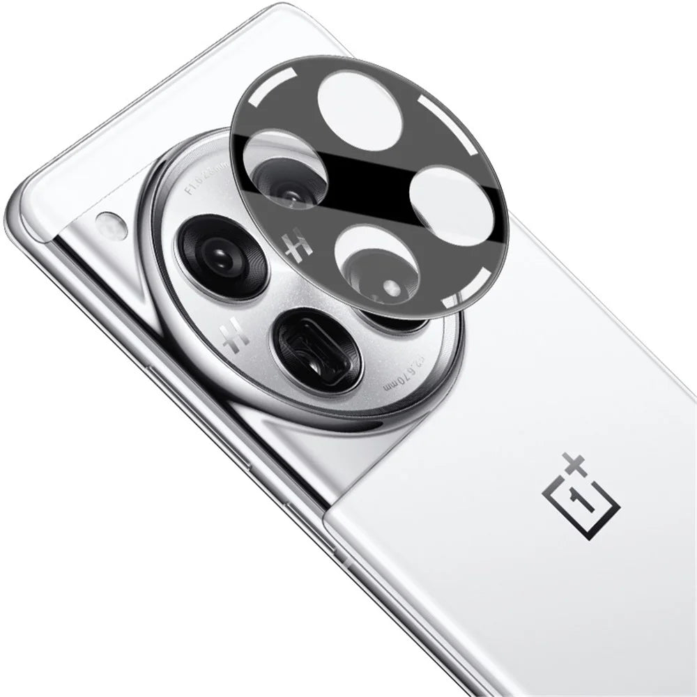 IMAK For OnePlus 12 5G Camera Lens Protector Shatterproof Tempered Glass Lens Film (Black Version) - 3