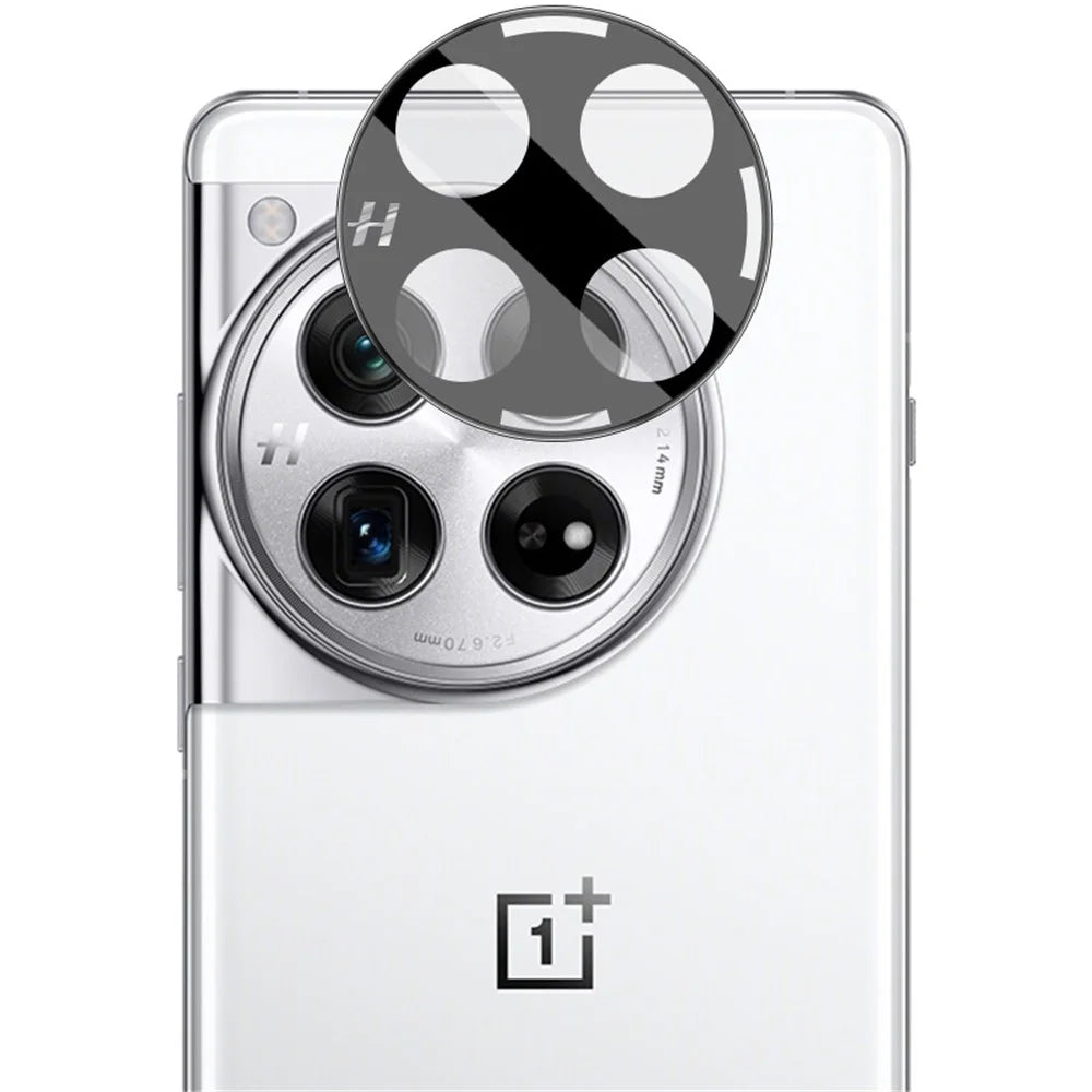 IMAK For OnePlus 12 5G Camera Lens Protector Shatterproof Tempered Glass Lens Film (Black Version) - 4