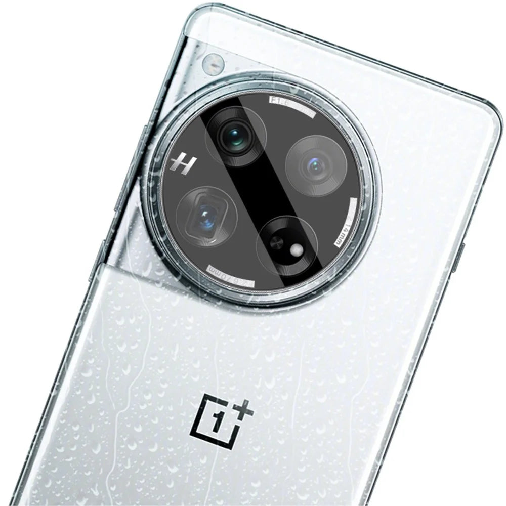 IMAK For OnePlus 12 5G Camera Lens Protector Shatterproof Tempered Glass Lens Film (Black Version) - 5
