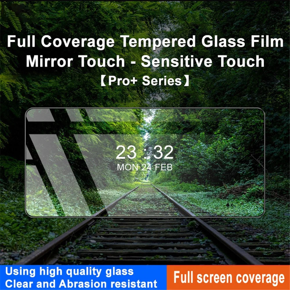 IMAK Pro+ Series For Oppo A79 5G / A2 5G Phone Protective Film Tempered Glass HD Clear Screen Protector - 3