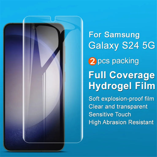 IMAK 2Pcs  /  Set Hydrogel Film III for Samsung Galaxy S24 TPU Film Sensitive Touch Screen Protector - 2
