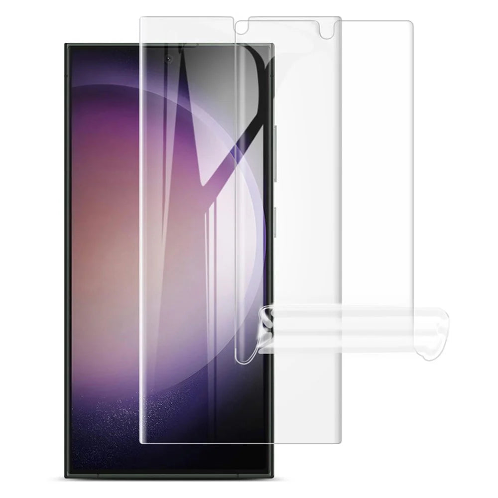 IMAK 2Pcs  /  Set Hydrogel Film III for Samsung Galaxy S24 Ultra Screen Protector TPU Arc Edges Anti-scratch Film - 1