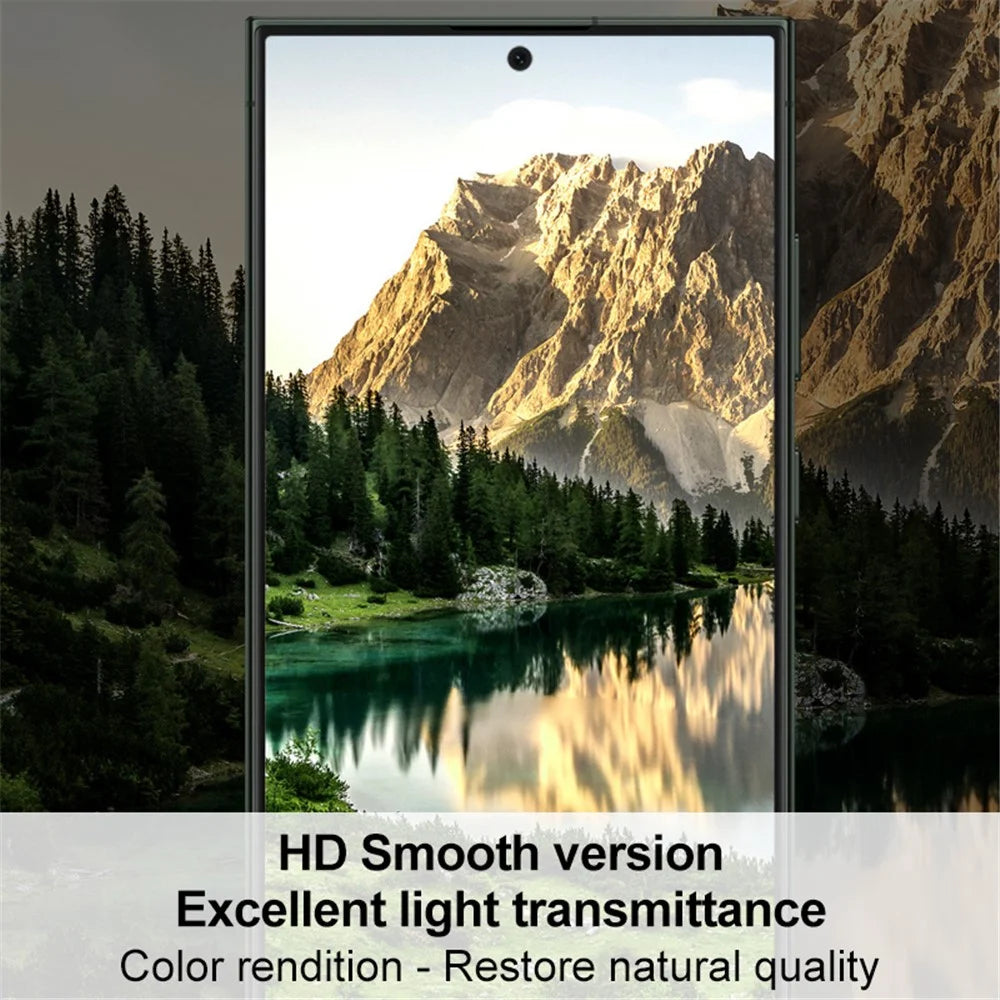 IMAK 2Pcs  /  Set Hydrogel Film III for Samsung Galaxy S24 Ultra Screen Protector TPU Arc Edges Anti-scratch Film - 3