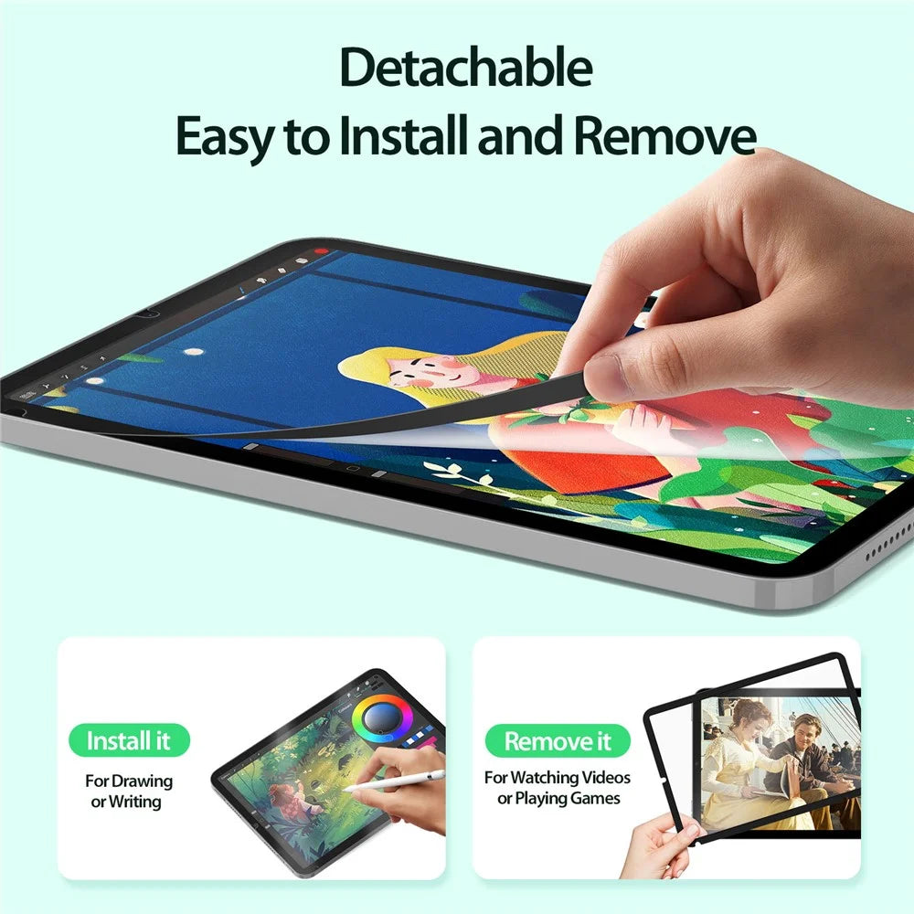 DUX DUCIS Naad Series for iPad mini (2024) / mini (2021) Paperfeel Screen Protector Detachable Matte PET Film - 7