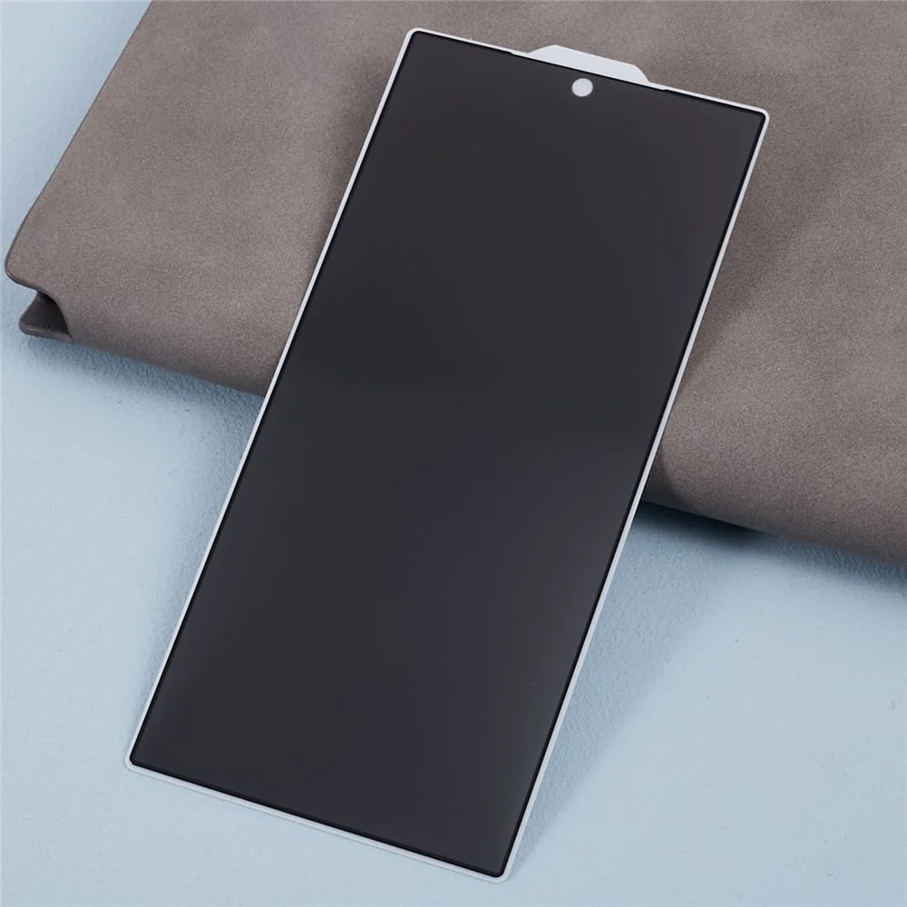For Samsung Galaxy S24 Ultra 180 Degree Anti-Spy Film Silk Printing Tempered Glass Screen Protector - 3