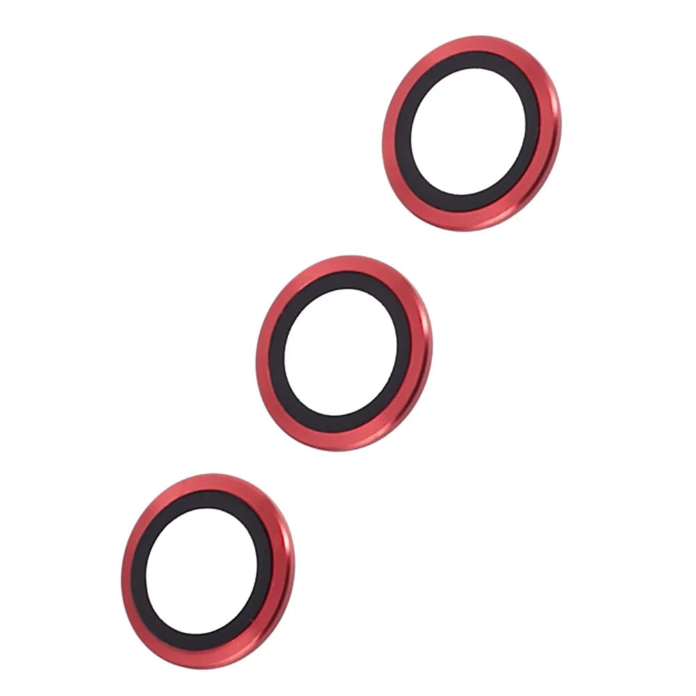 For Samsung Galaxy S24+ 1 Set Camera Lens Film Metal+Tempered Glass Rear Lens Protector - Red - 2