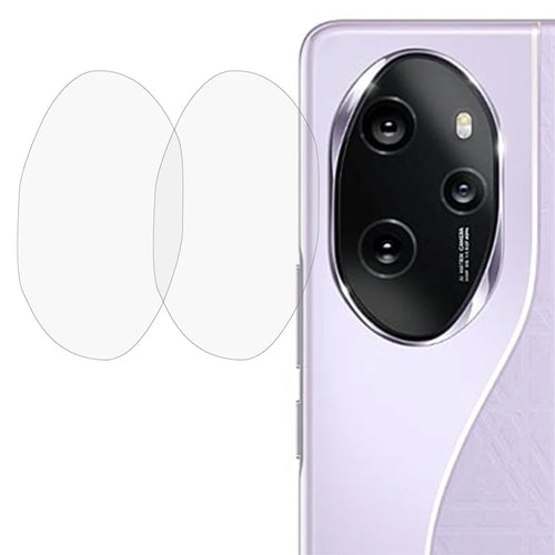 2PCS For Honor 100 Pro 5G 2.5D Arc Edge HD Clear Lens Protector Tempered Glass Lens Film - 1