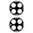 2Pcs For OnePlus 12 5G Tempered Glass Camera Lens Protector Silk Printing Lens Film - 2