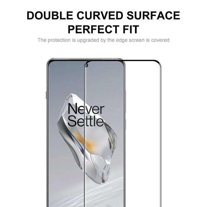 ENKAY HAT PRINCE 2PCS For OnePlus 12 5G Tempered Glass Full Screen Protector 3D Curved Side Glue Support Fingerprint Unlock - 2