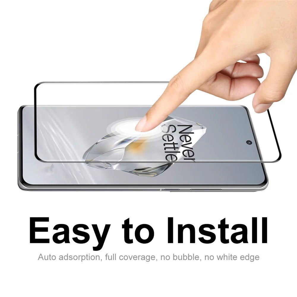 ENKAY HAT PRINCE 5PCS For OnePlus 12 5G HD Full Screen Protector 3D Curved Tempered Glass Side Glue Support Fingerprint Unlock - 5