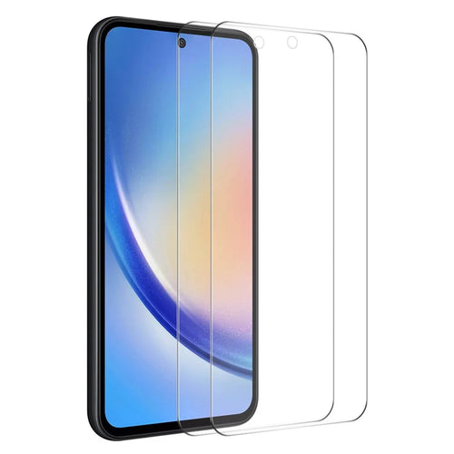 ENKAY HAT PRINCE 2Pcs Screen Protector for Samsung Galaxy A35 5G High Aluminium-silicon Glass 0.26mm 2.5D Film - 1