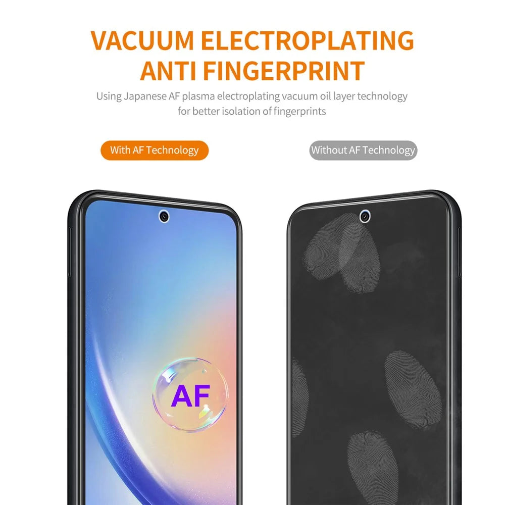 ENKAY HAT PRINCE 2Pcs For Samsung Galaxy A55 5G High Aluminium-silicon Glass 0.26mm 2.5D HD Film - 4