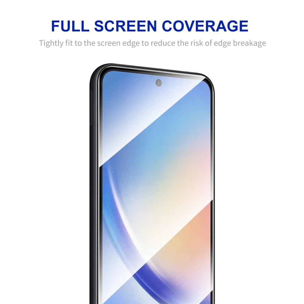 ENKAY HAT PRINCE For Samsung Galaxy A55 5G Screen Protector Full Glue Silk Printing 9H 2.5D Anti-scratch Film - 2
