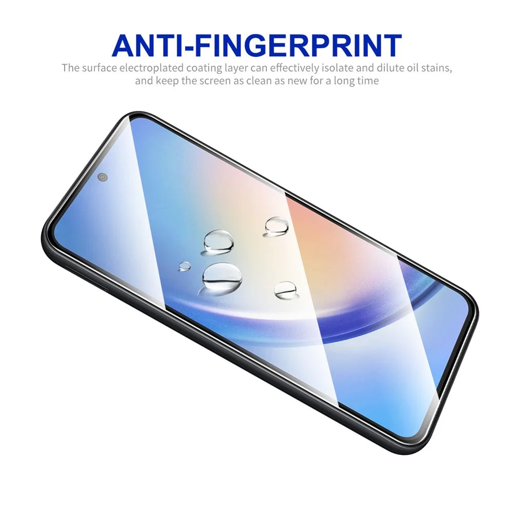 ENKAY HAT PRINCE For Samsung Galaxy A55 5G Screen Protector Full Glue Silk Printing 9H 2.5D Anti-scratch Film - 5