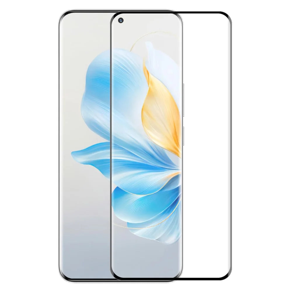 ENKAY HAT PRINCE For Honor 100 5G 3D Curved Tempered Glass 9H Side Glue Screen Protector Support Fingerprint Unlock - 1