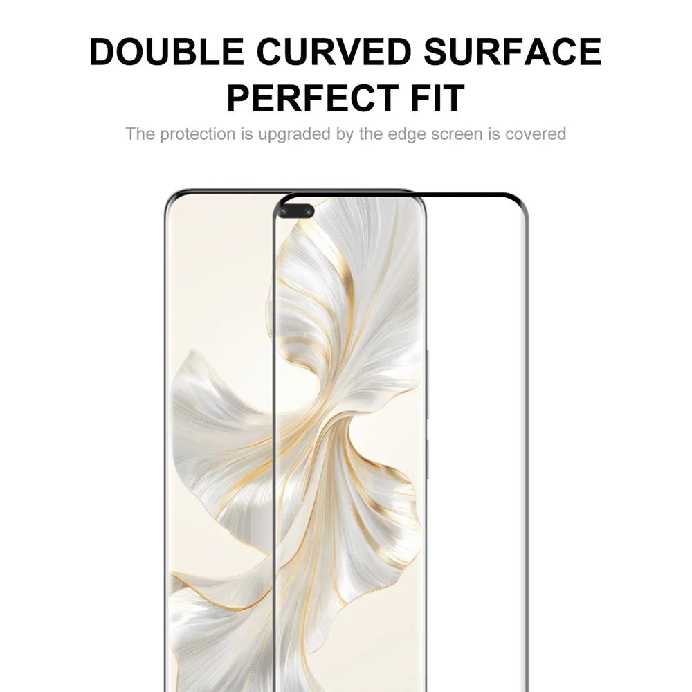 ENKAY HAT PRINCE Tempered Glass Film for Honor 100 Pro 5G 3D Curved Side Glue Full Screen Protector Support Fingerprint Unlock - 2