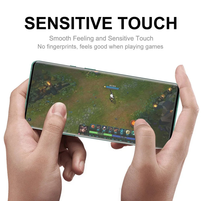 ENKAY HAT PRINCE 2PCS For Honor 100 Pro 5G Tempered Glass Screen Protector Clear 3D Curved Side Glue Support Fingerprint Unlock - 6