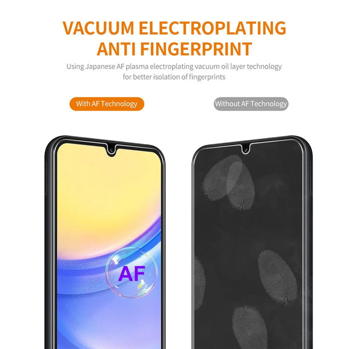 ENKAY HAT PRINCE 5Pcs For Samsung Galaxy A15 4G / 5G High Aluminium-silicon Glass Film 0.26mm 2.5D Screen Protector - 4