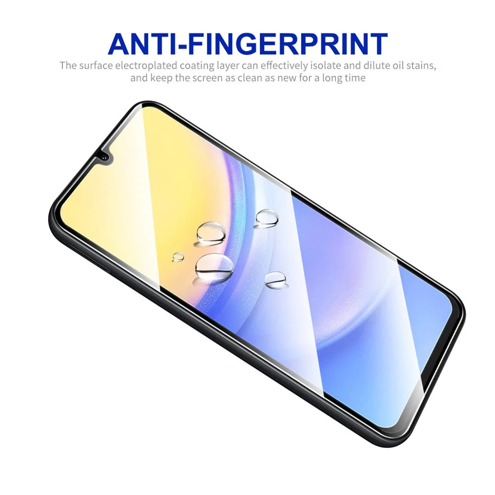 ENKAY HAT PRINCE 5Pcs for Samsung Galaxy A15 4G / 5G Screen Protector 2.5D Silk Print Anti-explosion Full Coverage Film - 5
