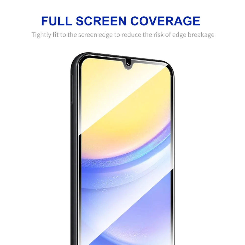 ENKAY HAT PRINCE For Samsung Galaxy A15 4G / 5G Full Screen Protector Silk Printing High Aluminium-silicon Glass Film - 2