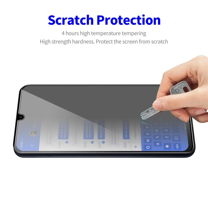 ENKAY HAT PRINCE For Samsung Galaxy A15 4G / 5G Anti-Spy Screen Protector 9H Hardness Full Covered - 5