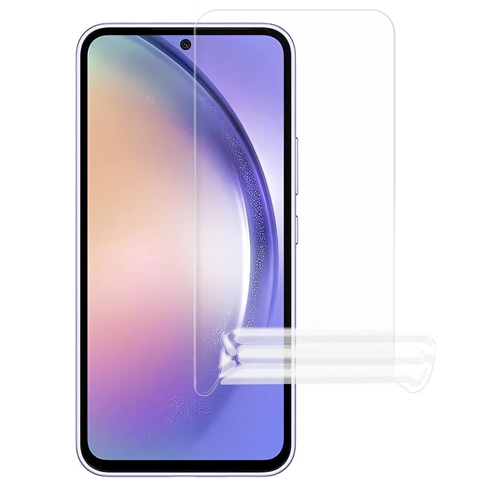For Samsung Galaxy A55 5G Soft PET Screen Protector Ultra Clear High Definition Hydrogel Film - 1