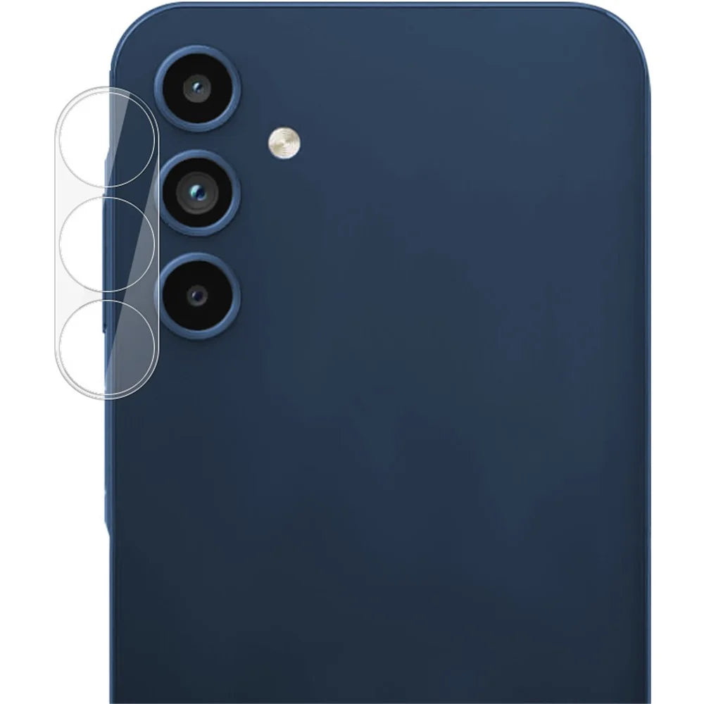 IMAK For Samsung Galaxy A35 5G Camera Lens Protector Tempered Glass + Acrylic Lens Cap Lens Film Easy to Install - 3