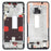For Oppo Reno4 5G Phone Middle Plate Frame Repair Part (A-Side) (without Logo) - Black - 1