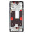 For Oppo Reno4 5G Phone Middle Plate Frame Repair Part (A-Side) (without Logo) - Black - 2