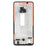 For Oppo Reno4 5G Phone Middle Plate Frame Repair Part (A-Side) (without Logo) - Black - 3