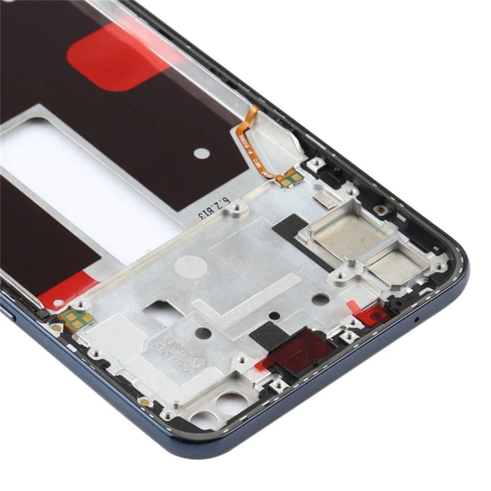 For Oppo Reno4 5G Phone Middle Plate Frame Repair Part (A-Side) (without Logo) - Black - 4