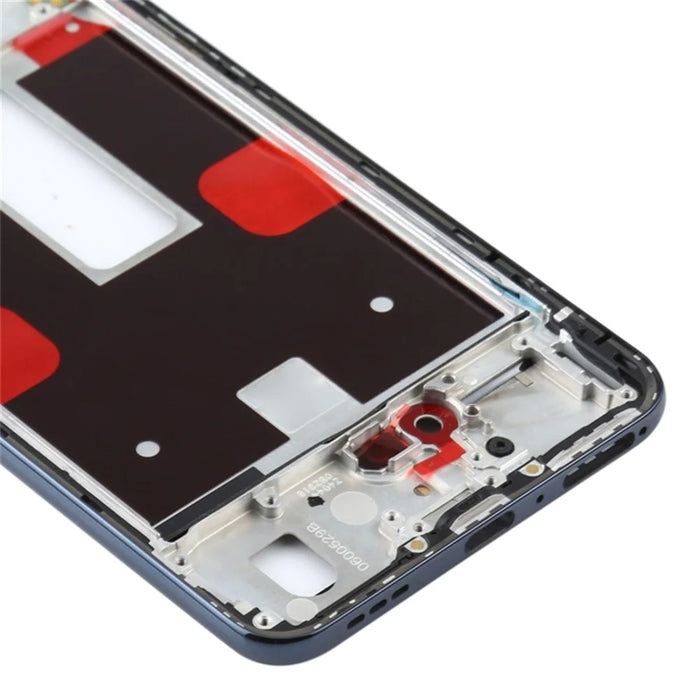 For Oppo Reno4 5G Phone Middle Plate Frame Repair Part (A-Side) (without Logo) - Black - 5