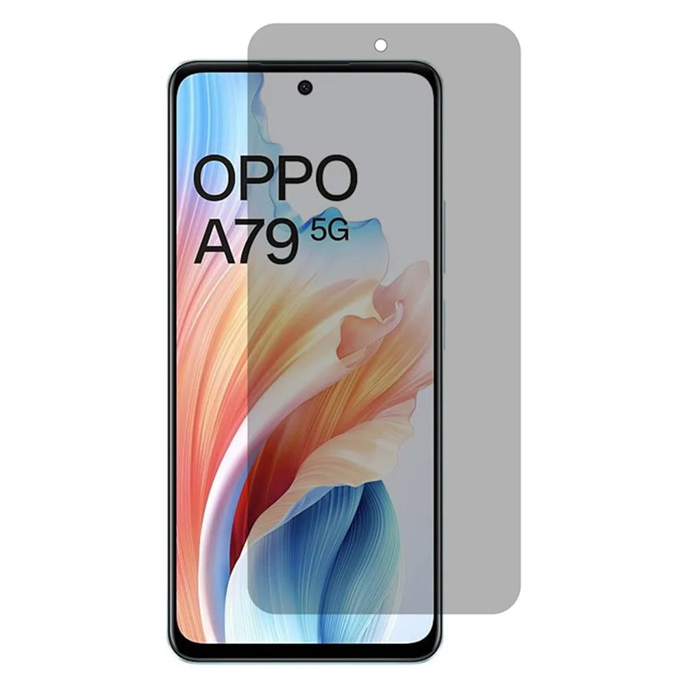 For Oppo A79 5G / A2 5G Privacy Protection Tempered Glass Full Screen Protector Anti-Peep - 1