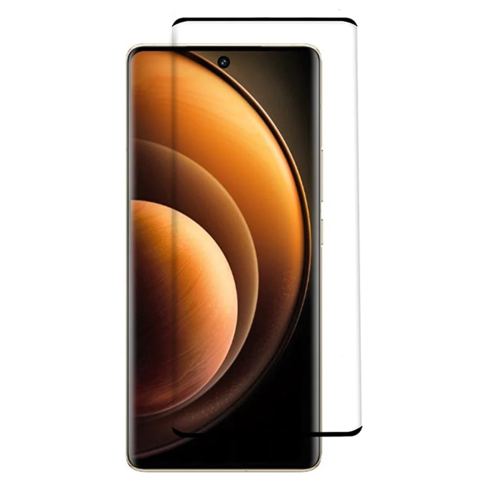 For vivo X100 5G / X100 Pro 5G Tempered Glass Full Screen Protector 3D Curved Side Glue - 1