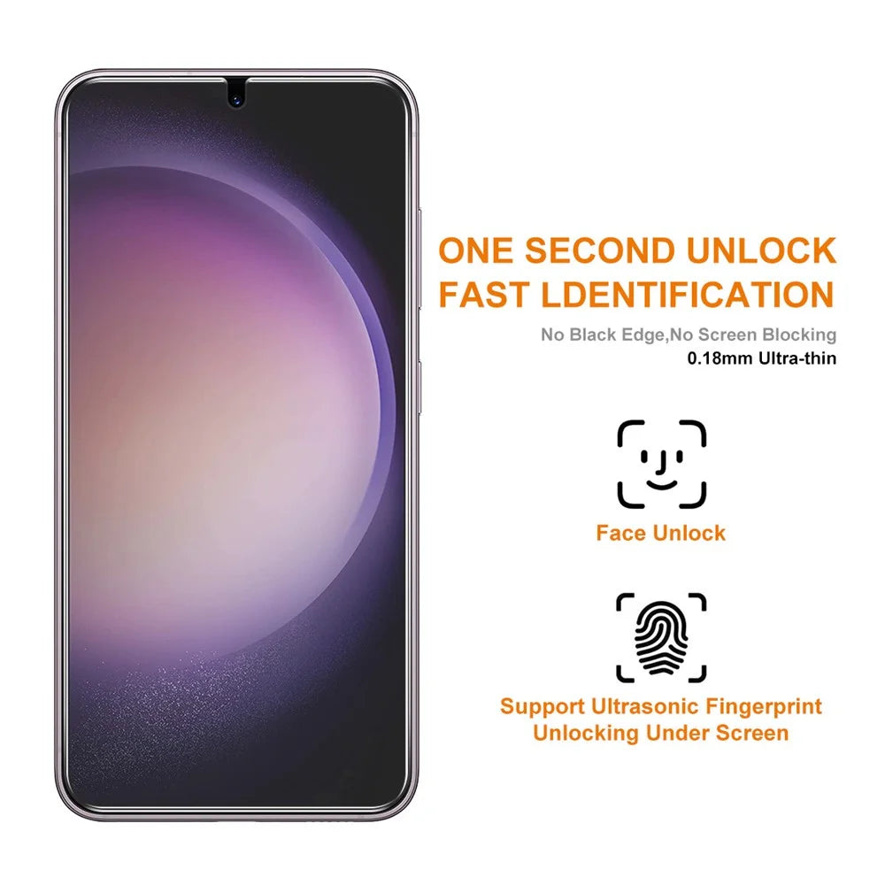 ENKAY HAT PRINCE 2Pcs for Samsung Galaxy S24 Screen Protector 0.18mm Ultra Thin (Fingerprint Unlock) - 4